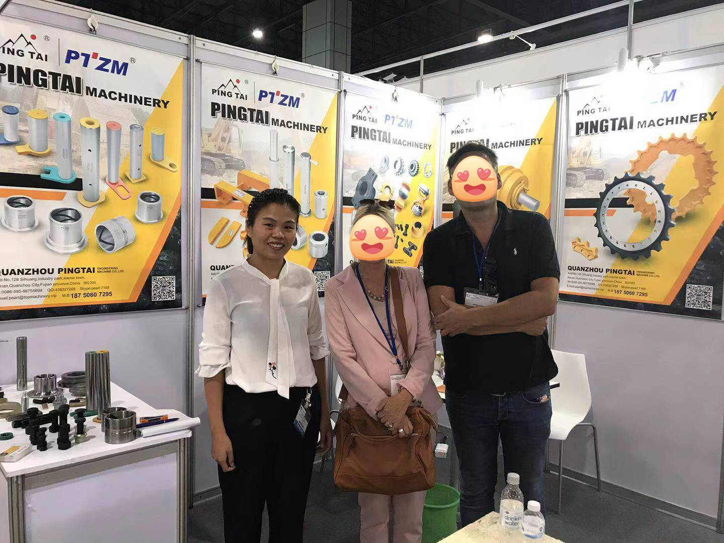 Phot with italian client